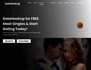 free-datehookup.com screenshot