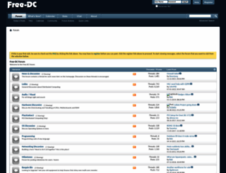 free-dc.org screenshot