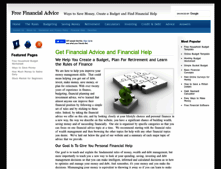 free-financial-advice.net screenshot