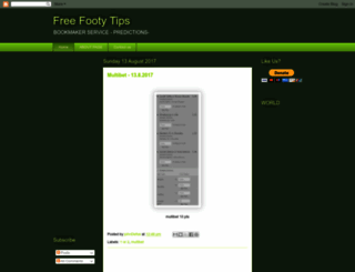 free-footy-tips.blogspot.com screenshot