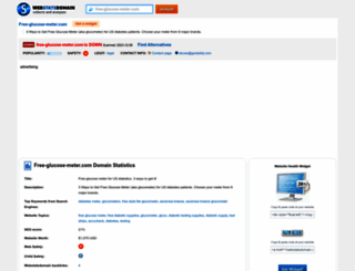 free-glucose-meter.com.webstatsdomain.org screenshot