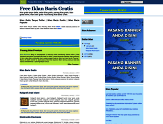 free-iklan-baris-gratis.blogspot.com screenshot