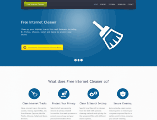 free-internet-cleaner.com screenshot