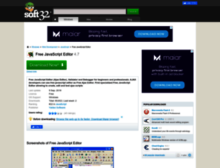 free-javascript-editor.soft32.com screenshot