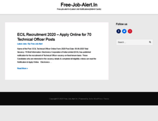 free-job-alert.in screenshot