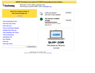 free-link-exchange.com screenshot