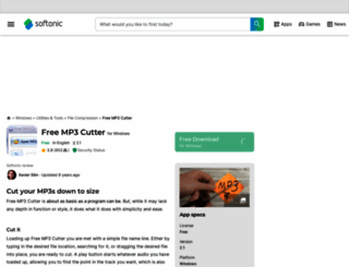 free-mp3-cutter.en.softonic.com screenshot