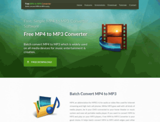free-mp4-to-mp3-converter.com screenshot