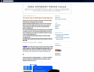 free-online-call.blogspot.com screenshot
