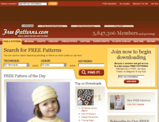 free-patterns.org screenshot