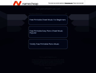 free-pianosheetmusic.com screenshot