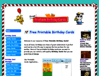 free-printable-birthday-card.com screenshot