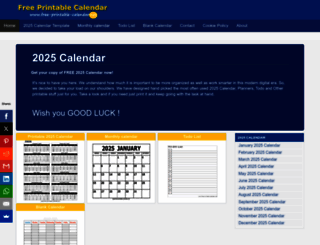 free-printable-calendar.net screenshot