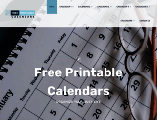 free-printable-calendars.com screenshot