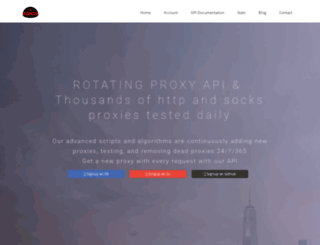 free-proxies.info screenshot