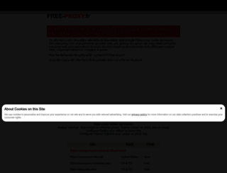 free-proxy.fr screenshot