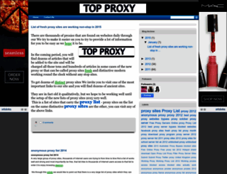free-proxylist1.blogspot.com screenshot