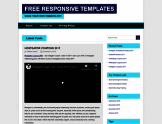 free-responsive-templates.com screenshot
