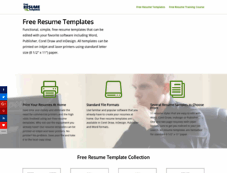 free-resumetemplate.com screenshot