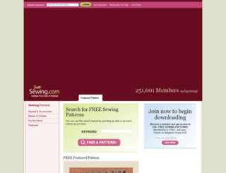 free-sewing.com screenshot