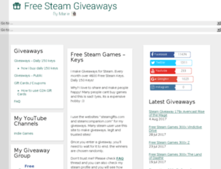 free-steam-giveaways.com screenshot
