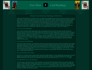 free-tarot-card-readings.net screenshot