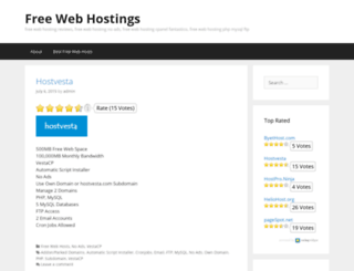 free-web-hostings.info screenshot