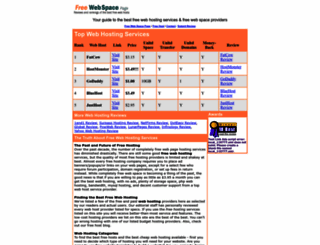 free-web-space-page.com screenshot