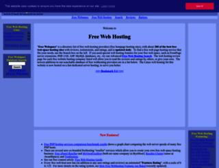 free-webhosts.com screenshot