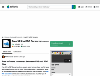 free-xps-to-pdf-converter.en.softonic.com screenshot
