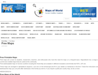 free.mapsofworld.com screenshot