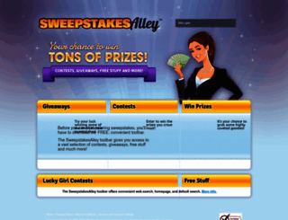 free.sweepstakesalley.com screenshot