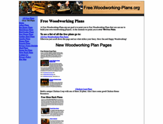 free.woodworking-plans.org screenshot