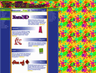 free3d-textmaker.com screenshot