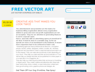free4vectors.wordpress.com screenshot