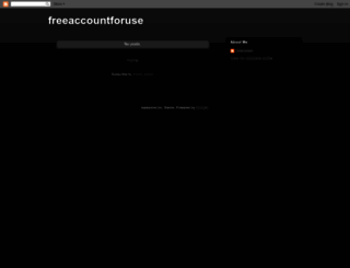 freeaccountforuse.blogspot.com screenshot