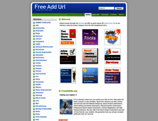 freeaddurl.org screenshot