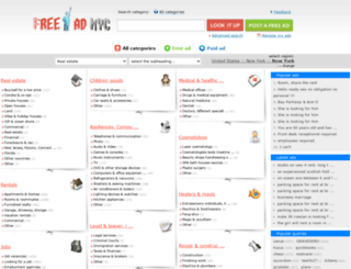 freeadnyc.com screenshot