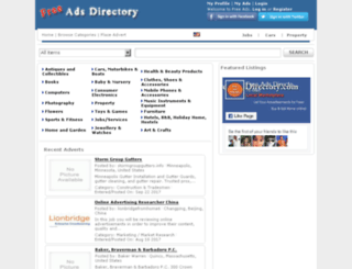 freeadsdirectory.com screenshot
