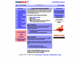 freeadvertisingnetwork.webstuff.org screenshot