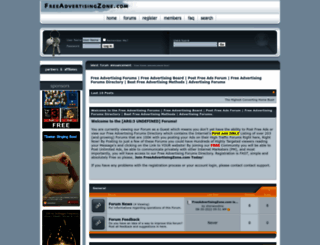 freeadvertisingzone.com screenshot