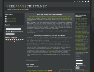 freeajaxscripts.net screenshot