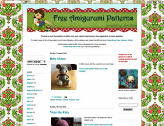 freeamigurumipatterns.blogspot.com screenshot