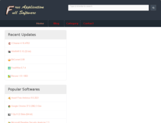 freeapplicationsfullsoftwares.com screenshot