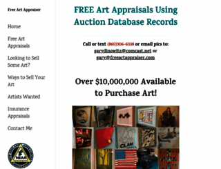 freeartappraiser.com screenshot