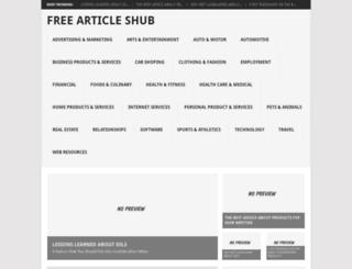 freearticleshub.info screenshot