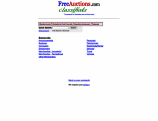 freeauctions.com screenshot