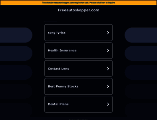 freeautoshopper.com screenshot