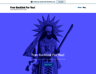 freebacklinkforyou.wordpress.com screenshot