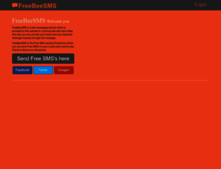 freebeesms.com screenshot